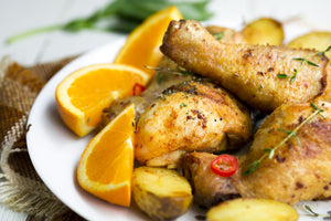 La ricetta che non ti aspetti: pollo glassato con clementine e miele